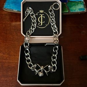 Juicy Couture bow necklace